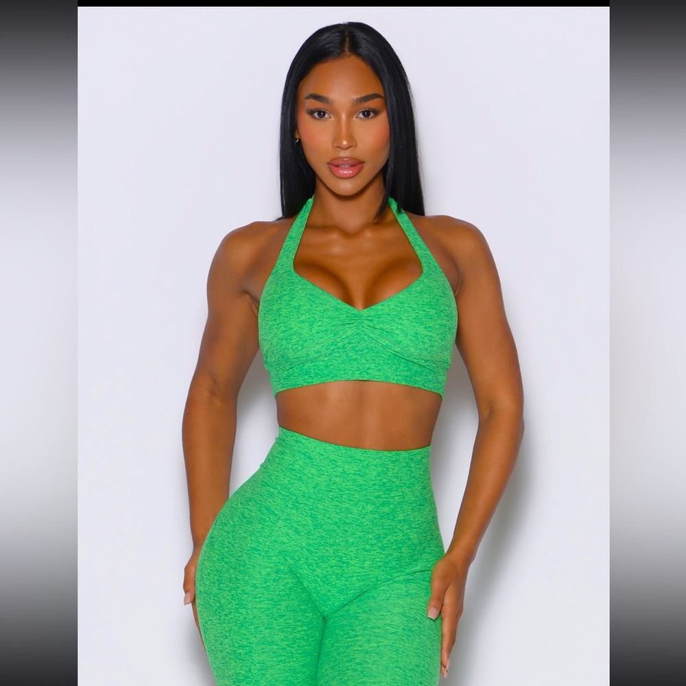 Bombshell Sportswear XS Neon Miami Beach Backless Bra NWT